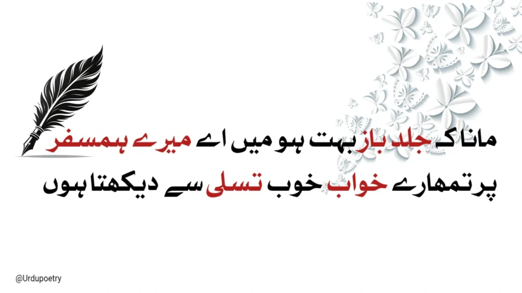 romantic lines in urdu - romantic sher