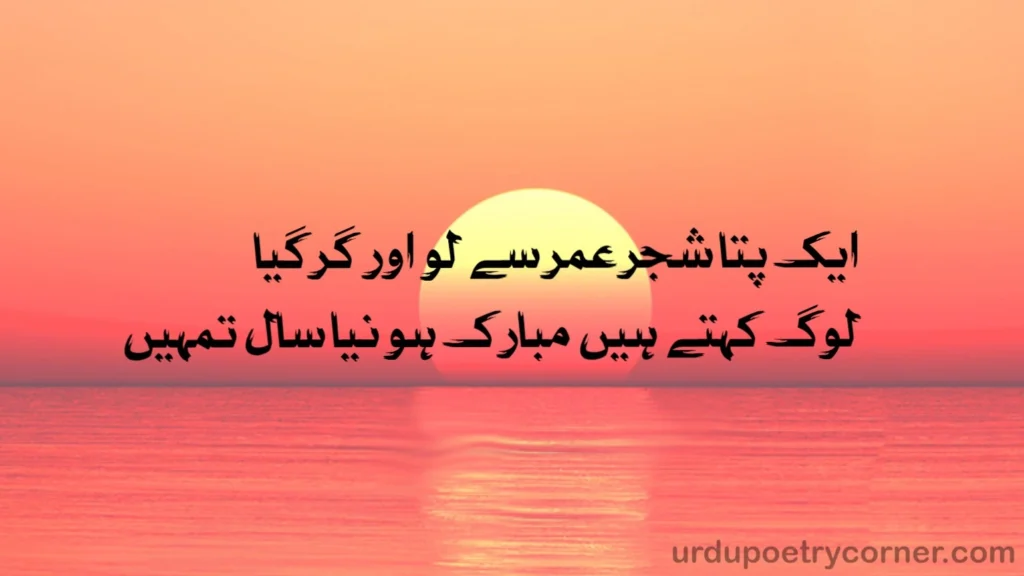 New Year Poetry in Urdu 4 new year shayari
